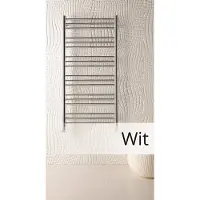 Eastbrook Biava Round verticale verwarming 120x40cm Wit 412 watt