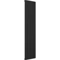 Eastbrook Peretti verticale aluminium radiator 60x28cm Mat zwart 316 watt