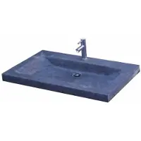 Lambini Designs Novara wastafel natuursteen 80cm met kraangat