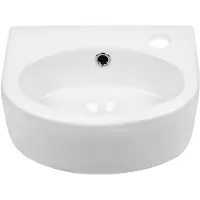 Kerra KR 601 fontein 34x26cm wit met kraangat