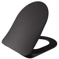 SaniGoods Alpha soft-close toiletzitting mat zwart