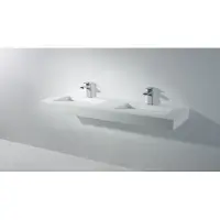 SSI Design Indiana wastafel Solid Surface 150x46x10cm