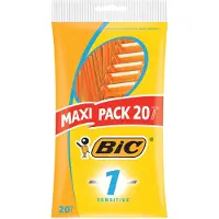 BIC 1 Sensitive Wegwerp Scheermesjes - Pak van 20 stuks