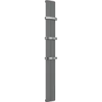 Eastbrook Berlini verticale aluminium radiator 120x18,5cm Antraciet 421 watt