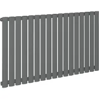 Eastbrook Tunstall Horizontale radiator 60x100,2cm Antraciet 920 watt