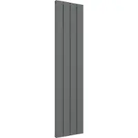 Eastbrook Vesima verticale aluminium verwarming 180x40,3cm Antraciet 1424 watt