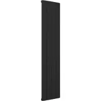 Eastbrook Peretti verticale aluminium radiator 180x47cm Mat zwart 1580 watt