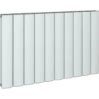 Eastbrook Guardia horizontale aluminium radiator 60x66cm Mat wit 1120 watt