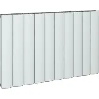 Eastbrook Guardia horizontale aluminium radiator 60x85cm Mat wit 1440 watt