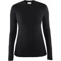 Craft Crewneck 'Warm' - Thermoshirt - Dames - L - Zwart