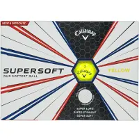 Callaway Supersoft golfballen (dozijn) - Geel