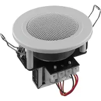 Monacor EDL-82/WS PA-inbouwluidspreker 6 W 100 V Wit 1 stuk(s)