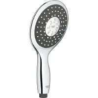 GROHE Vitalio Rain 130, douchekop, waterbesparend, ongeveer 9 liter per minuut (handdouche met 4)