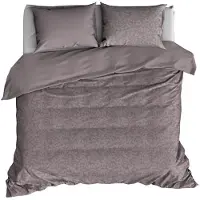 De Witte Lietaer Dekbedovertrek Azalea Cloud Gray Satijn-260 x 200 / 220 / 240 cm | Extra Breed