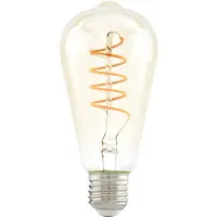 Eglo Amber LED Lamp - E27 - ø 6,4 cm - 4W - 2200K