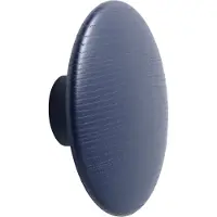 Muuto Dots Haak Hout Ø9 Cm Middernachtblauw - Haken en hangers As Midnight Blue - DOTWO910