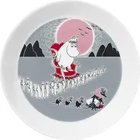 Arabia Moomin Plate Ø19 Cm Moomin On Adventure - The Move - Koffiekopjes Porselein White - 1006333
