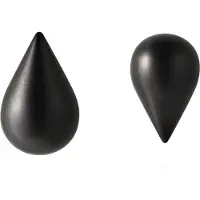 Normann Copenhagen - Dropit Haken - Large - Set van 2 - Zwart