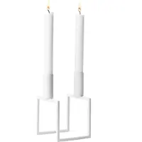 Audo Copenhagen Kubus Line Kandelaar White