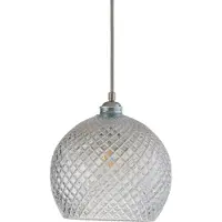 Ebb & Flow Rowan Kristallen Hanglamp Round Silver | Ø22 cm | Small check IP20