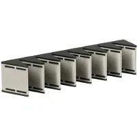 Eva Solo Magneto Knife Magnet 8 Knives - Messenrekken & messenblokken Roestvrijstaal Black - 229780