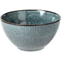 Broste Copenhagen Nordic Sea schaal ø 20 cm aardewerk blauw