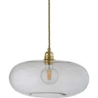 Ebb & Flow Horizon hanglamp Ø 36 cm. helder - gouden snoer