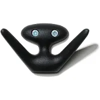 Essem Design Mama Haak Mat Zwart - Haken en hangers Gerecyclede Aluminium Matte Black - 140-0