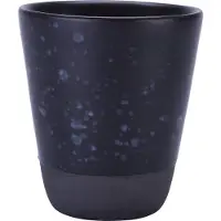 Aida Raw mok dubbelwandig 25 cl. zwart met stippen