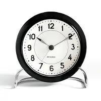 Arne Jacobsen – Station Tafelklok – Ø11 cm – Zwart & Wit