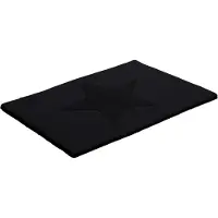 Etol Design Etol star vloerkleed klein zwart