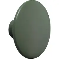 Muuto Dots Wood Coat Hooks Dusty Green | Ø 13 cm