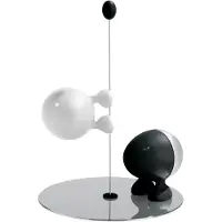 Alessi Peper- en zoutmolen Lilliput Black and White