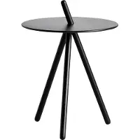 Woud Come here tafel geschilderd eiken - zwart