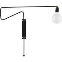 House Doctor Wandlamp, Swing, Zwart