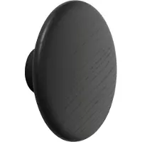 Muuto Dots wandhaak zwart groot