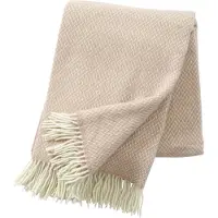 Klippan Yllefabrik Pulse wollen plaid nude (huidskleur)
