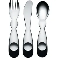 Alessi Kinderbestekset Alessini Stainless Steel (3-Delig)