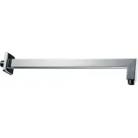 Wiesbaden Rombo douchearm met muurbevestiging 40 cm chroom