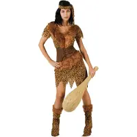 Atosa Holbewoner outfit voor dames - Verkleedkleding - XL
