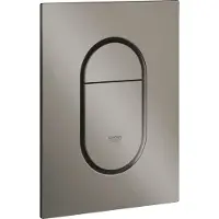 GROHE Bedieningsplaat arena cosmopolitan s wc df 13x17,2 cm hard graphite geborsteld