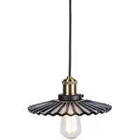 Globen Lighting Mini Cobbler Hanglamp Smokey Grey - Hanglampen Glas Smoked Grey - 641356