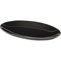 Broste Copenhagen Nordic Coal ovale schotel 13,6x22 cm
