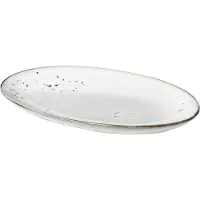 Broste Copenhagen Nordic Sand serveerschaal ovaal 13,6x22 cm
