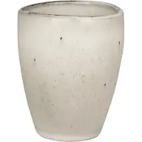 Broste Copenhagen Nordic Sand beker ø 8 cm aardewerk wit