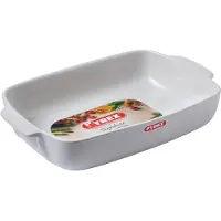 Pyrex Signature ovenschaal - rechthoekig - 30 x 22 cm - wit