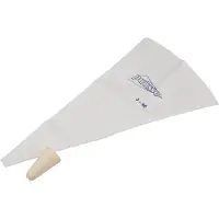 Patisse Spuitzak Met 1 Spuitmondje 40cm Wit wit Kunststof Garneerspuit