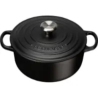 Le Creuset Signature Ronde Braadpan 20 cm Mat Zwart