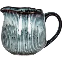 Broste Copenhagen Nordic Sea melkkan ø 8,5 cm aardewerk blauw