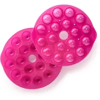 Lékué Bakvorm uit silicone voor 18 cake pops met 20 stokjes roze